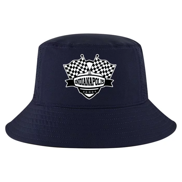 Indianapolis Racing Checkered Flag Cool Comfort Performance Bucket Hat