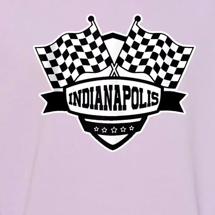 Indianapolis Racing Checkered Flag Garment-Dyed Sweatshirt