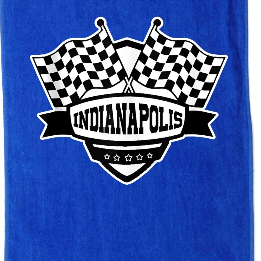 Indianapolis Racing Checkered Flag Platinum Collection Golf Towel