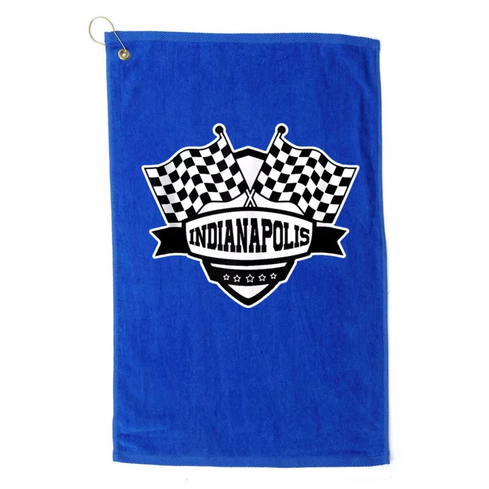 Indianapolis Racing Checkered Flag Platinum Collection Golf Towel