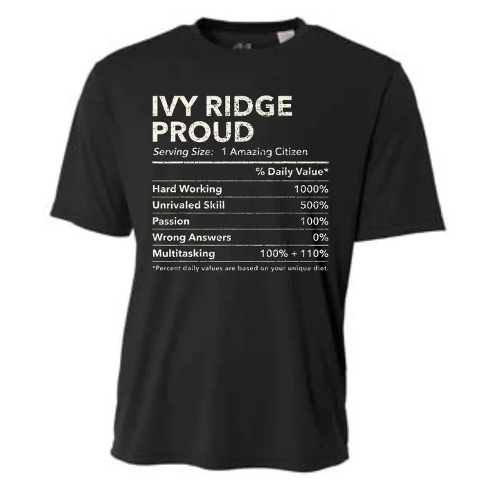 Ivy Ridge Delaware Proud Nutrition Facts Cooling Performance Crew T-Shirt