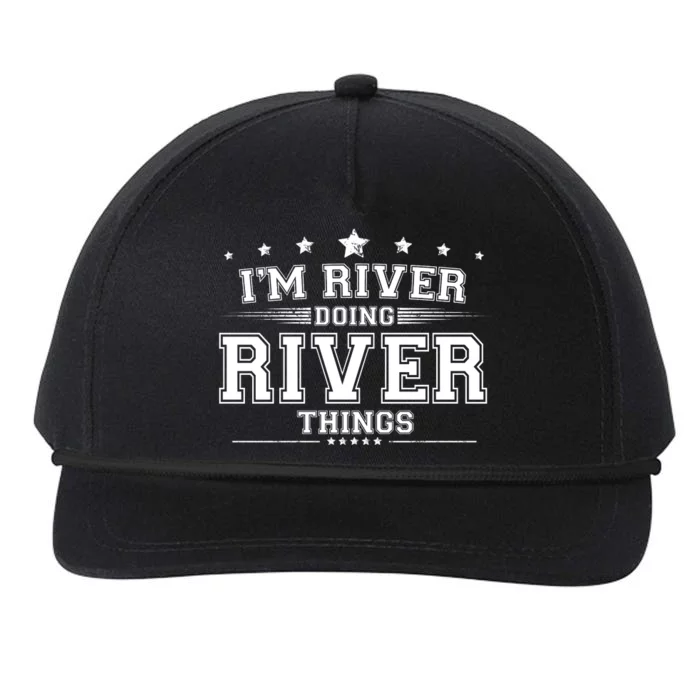 Im River Doing River Things Snapback Five-Panel Rope Hat