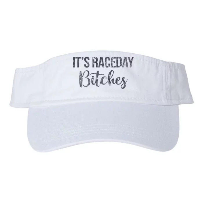 It's Race Day Bitches Vintage Basic Retro 80s Valucap Bio-Washed Visor