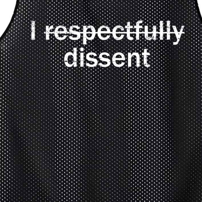 I Respectfully Dissent Mesh Reversible Basketball Jersey Tank