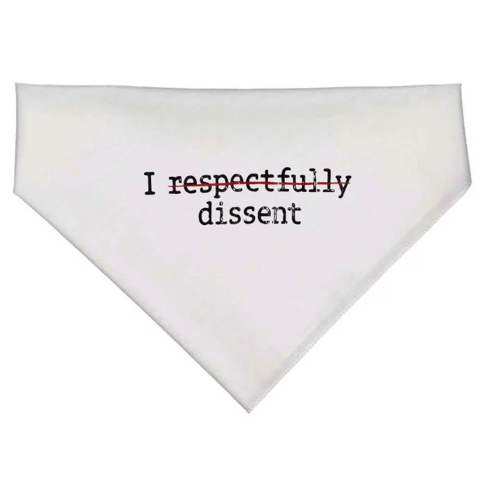 I Respectfully Dissent USA-Made Doggie Bandana