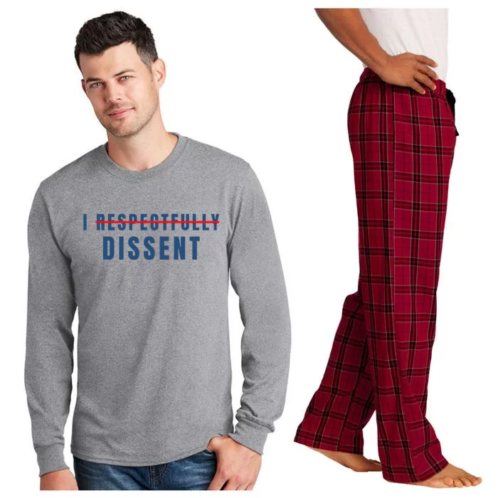 I Respectfully Dissent Long Sleeve Pajama Set