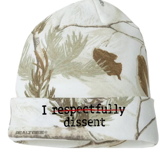 I Respectfully Dissent Kati - 12in Camo Beanie