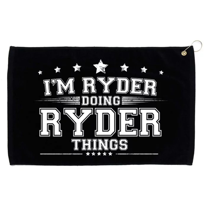 Im Ryder Doing Ryder Things Grommeted Golf Towel