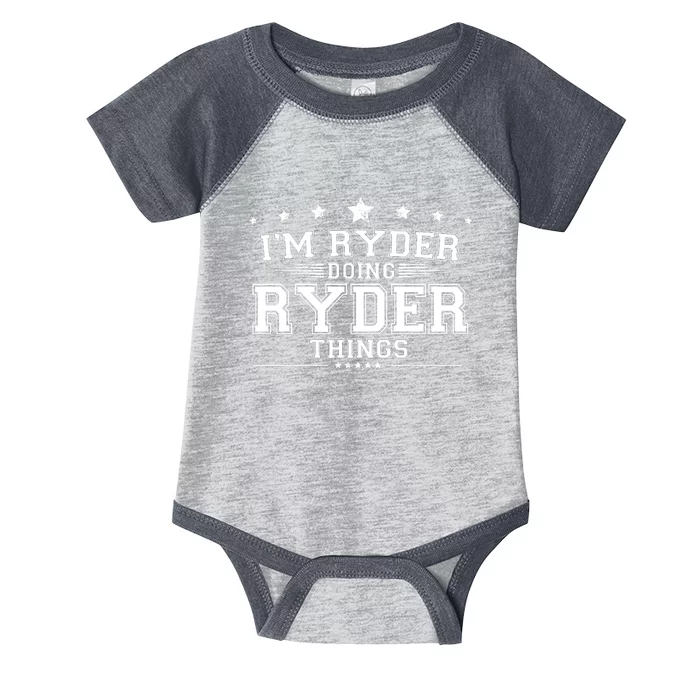 Im Ryder Doing Ryder Things Infant Baby Jersey Bodysuit