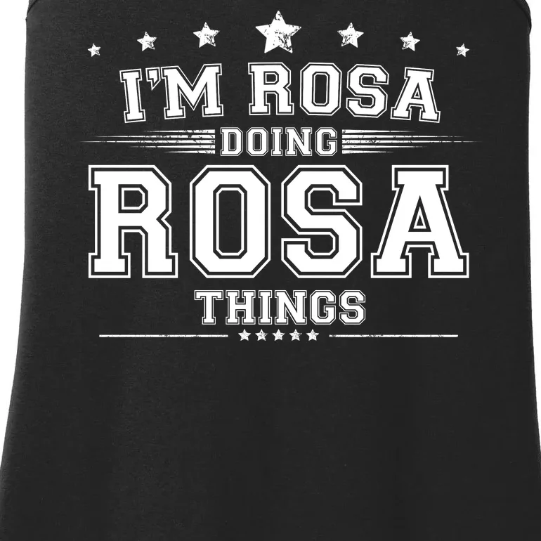 Im Rosa Doing Rosa Things Ladies Essential Tank