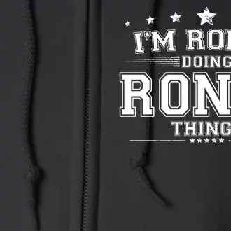 Im Ronin Doing Ronin Things Full Zip Hoodie