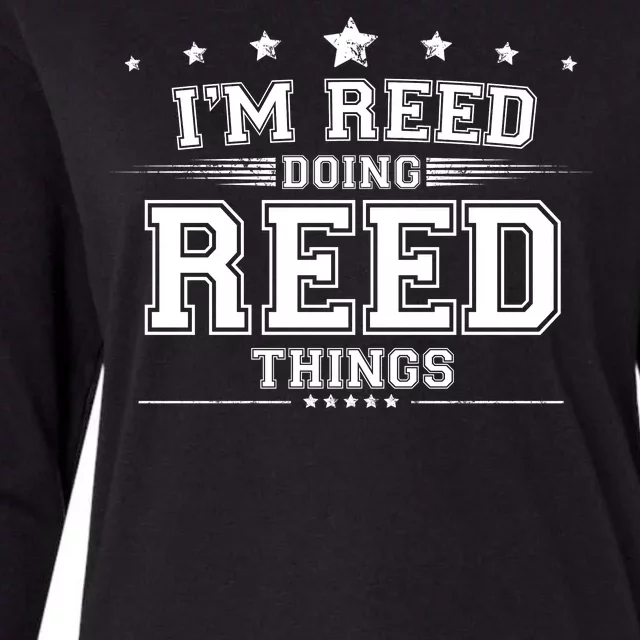 Im Reed Doing Reed Things Womens Cotton Relaxed Long Sleeve T-Shirt