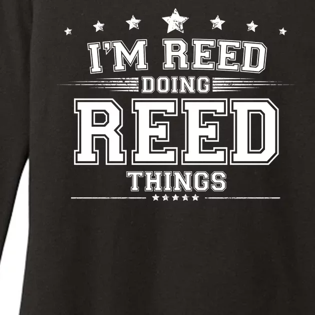 Im Reed Doing Reed Things Womens CVC Long Sleeve Shirt