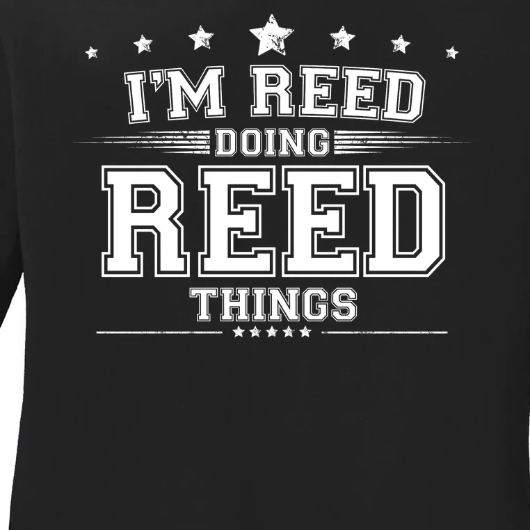 Im Reed Doing Reed Things Ladies Long Sleeve Shirt