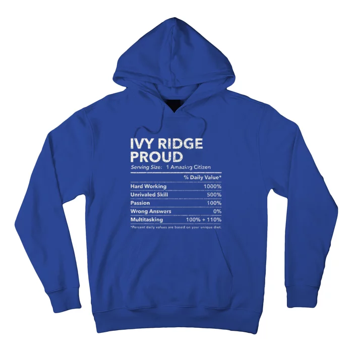 Ivy Ridge Delaware Proud Nutrition Facts Hoodie