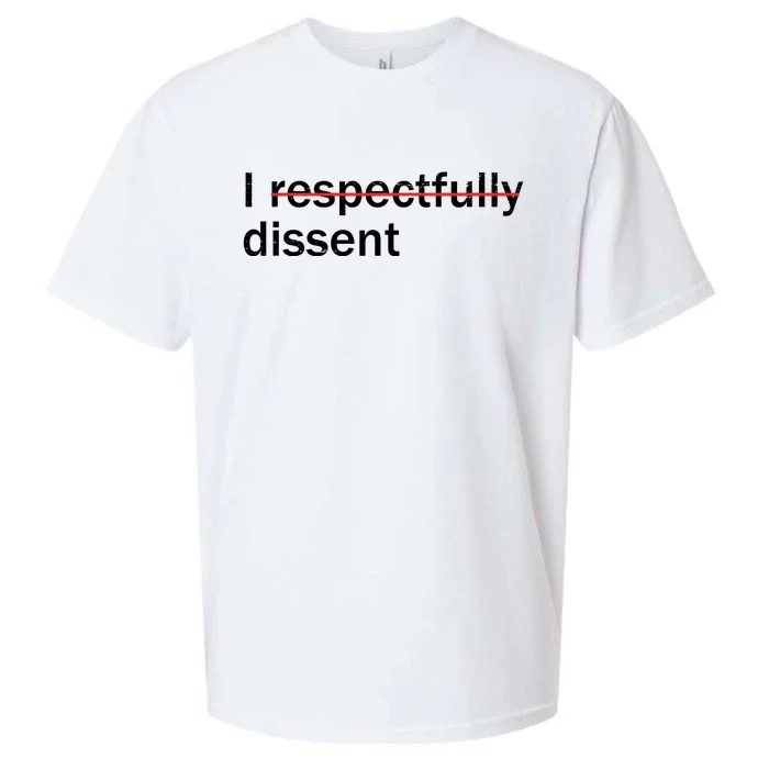 I Respectfully Dissent Sueded Cloud Jersey T-Shirt