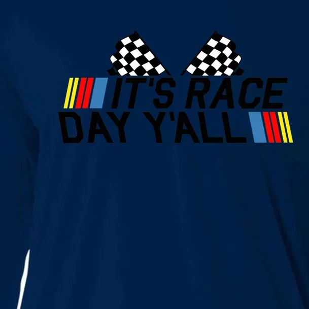 It's Race Day Yall Funny Racing Drag Car Truck Track Wo's Cooling Performance Long Sleeve Crew