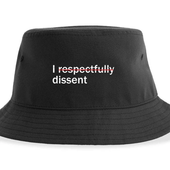 I Respectfully Dissent Sustainable Bucket Hat