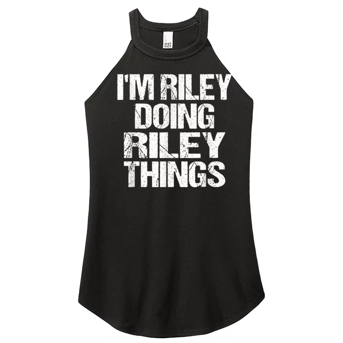 Im Riley Doing Riley Things Women’s Perfect Tri Rocker Tank