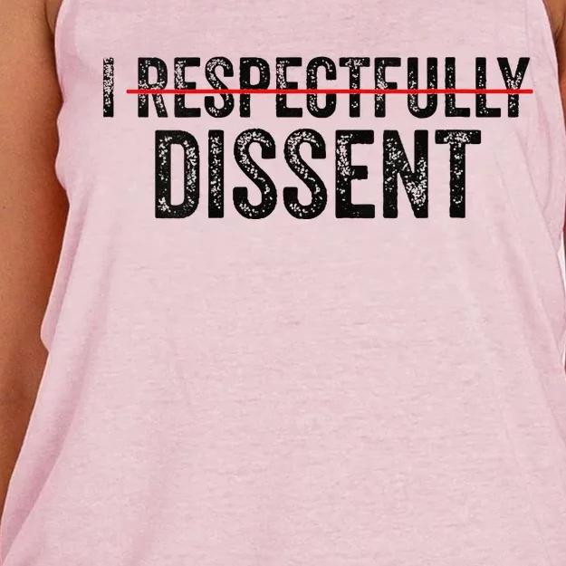 I Respectfully Dissent Women's Knotted Racerback Tank