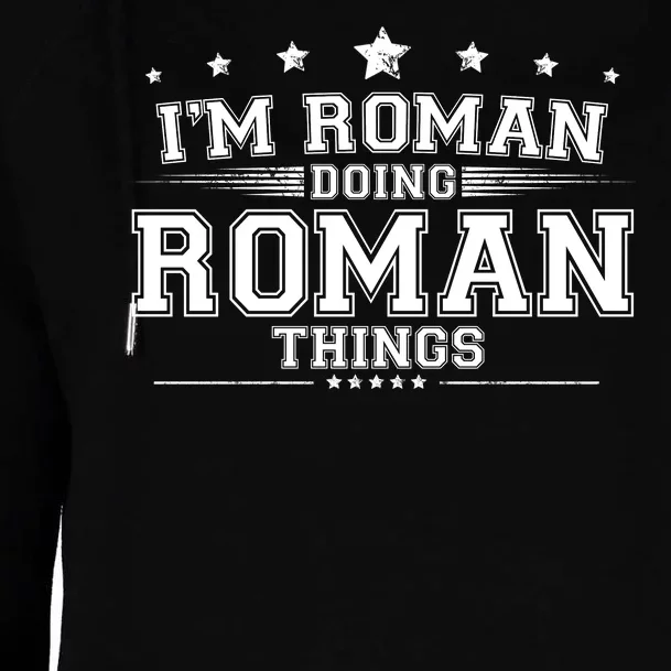 Im Roman Doing Roman Things Womens Funnel Neck Pullover Hood