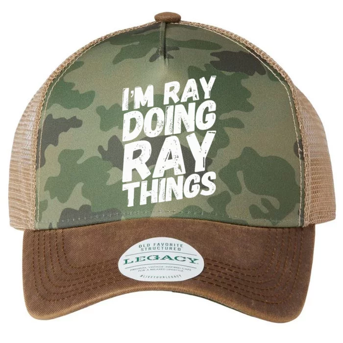 IM Ray Doing Ray Things Birthday Personalized Name Gifts Legacy Tie Dye Trucker Hat