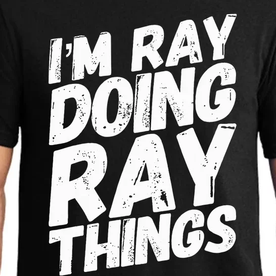 IM Ray Doing Ray Things Birthday Personalized Name Gifts Pajama Set