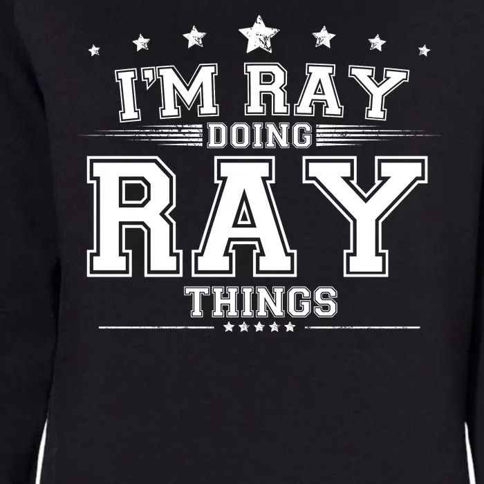 Im Ray Doing Ray Things Womens California Wash Sweatshirt