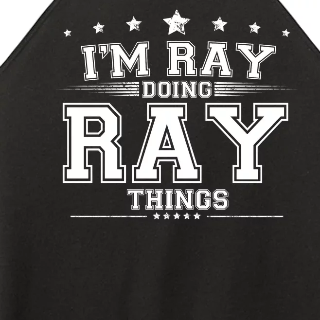 Im Ray Doing Ray Things Women’s Perfect Tri Rocker Tank