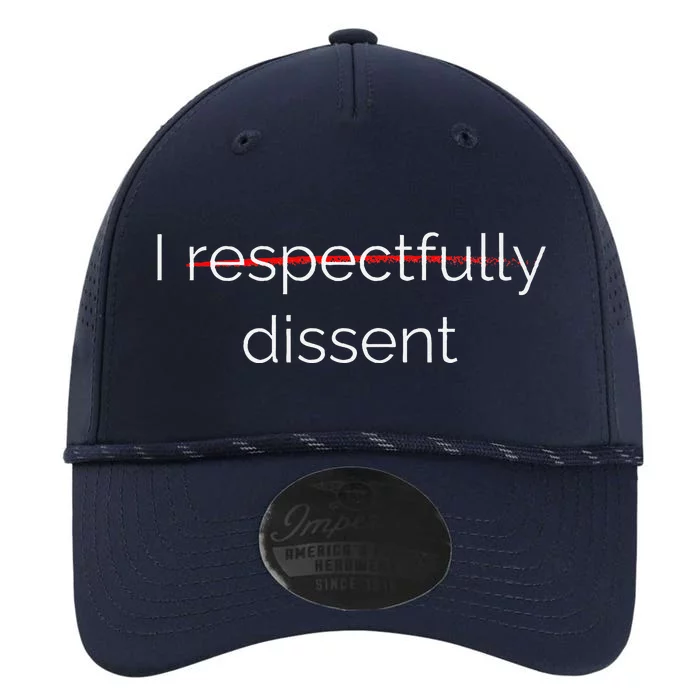 I Respectfully Dissent Premium Performance The Dyno Cap