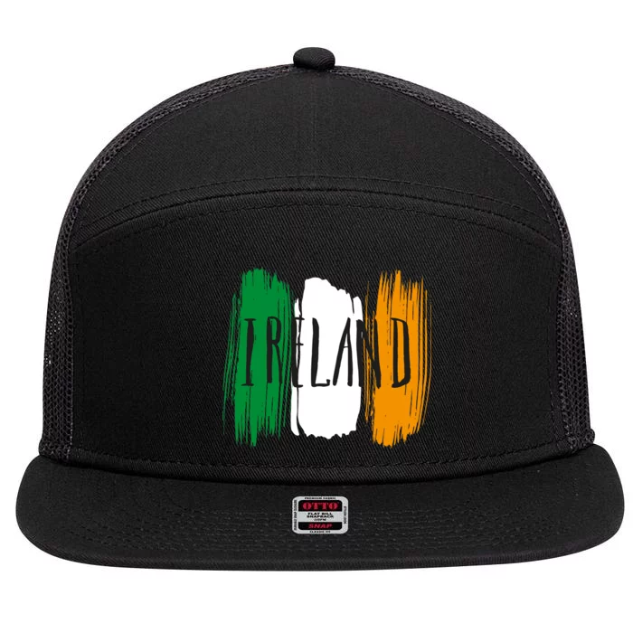 Ireland 7 Panel Mesh Trucker Snapback Hat