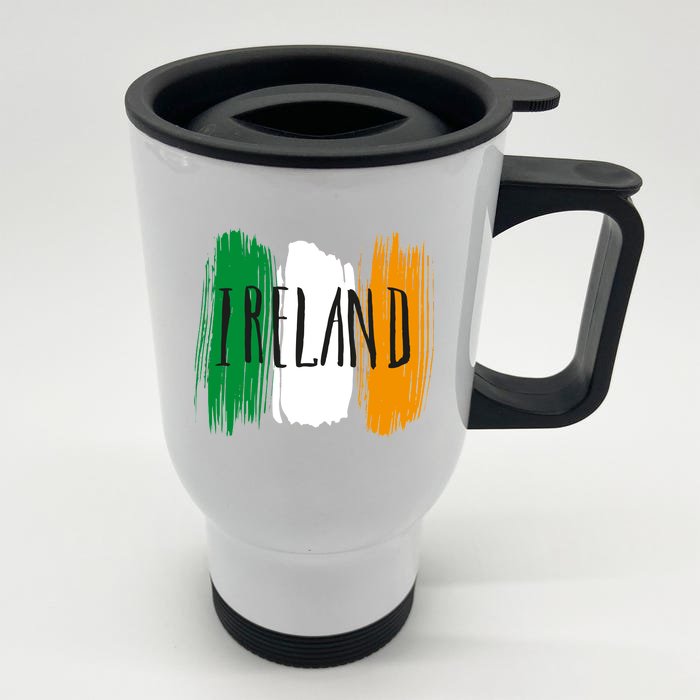 Ireland Front & Back Stainless Steel Travel Mug