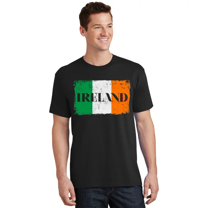 Ireland Grunge Flag T-Shirt