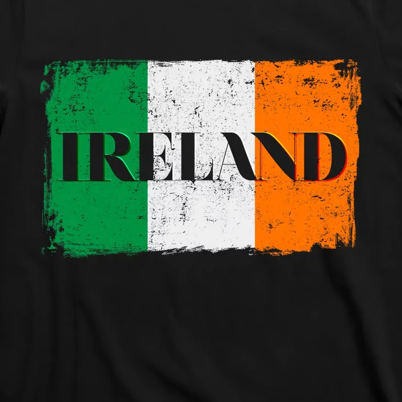 Ireland Grunge Flag T-Shirt