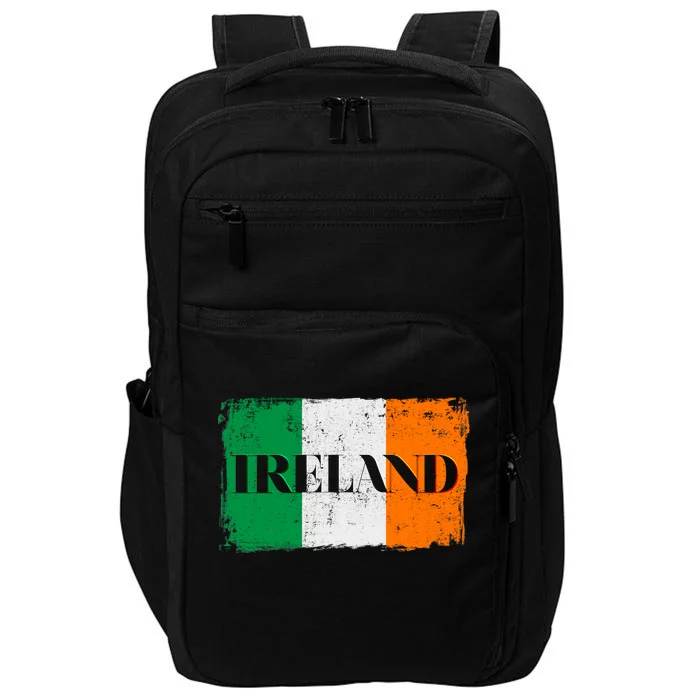 Ireland Grunge Flag Impact Tech Backpack