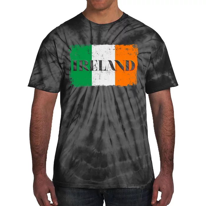 Ireland Grunge Flag Tie-Dye T-Shirt