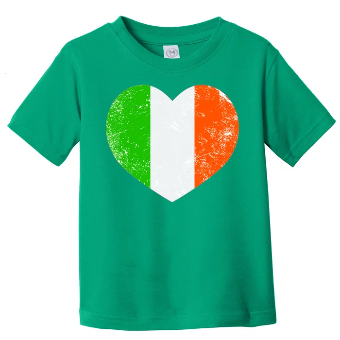 Ireland heart retro flag - St Patricks Day Toddler T-Shirt