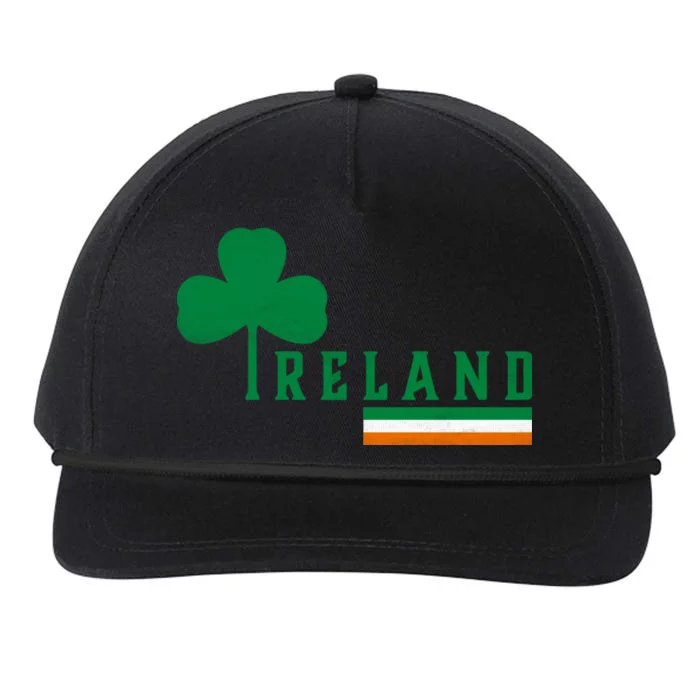 Ireland Irish Clover Snapback Five-Panel Rope Hat