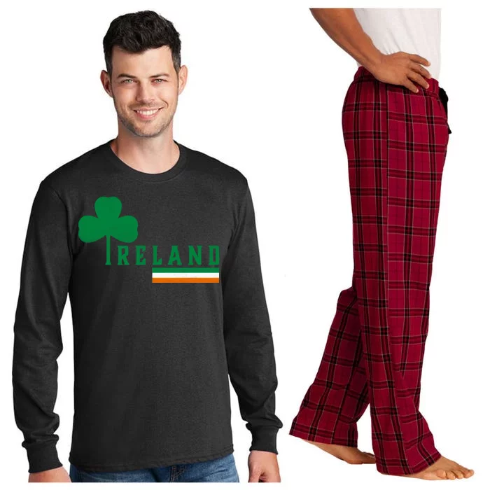 Ireland Irish Clover Long Sleeve Pajama Set