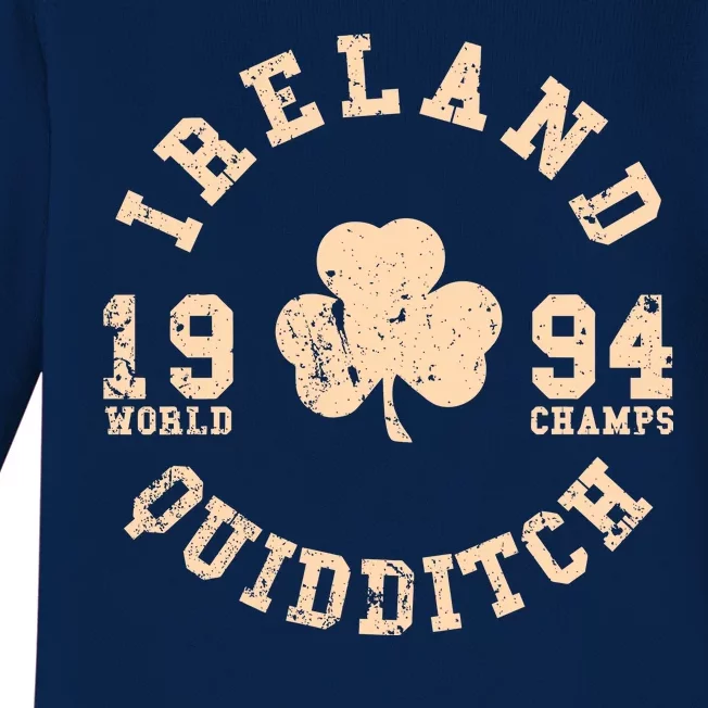 Ireland Quidditch 1994 World Champs Irish St. Patrick's Day Baby Long Sleeve Bodysuit