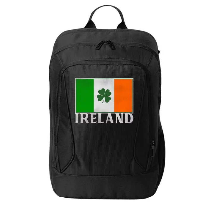 Ireland Shamrock Vintage Flag City Backpack