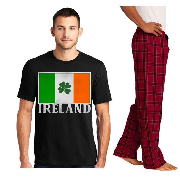 Ireland Shamrock Vintage Flag Pajama Set