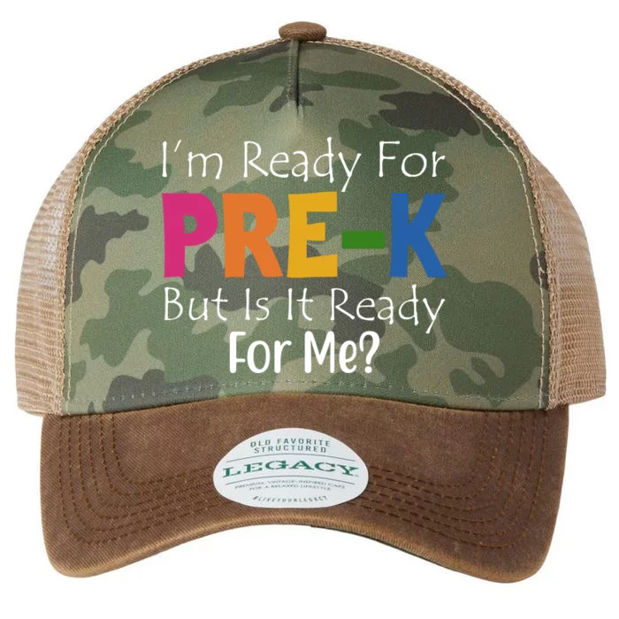 Im Ready For Pre K But Is It Ready For Me Legacy Tie Dye Trucker Hat