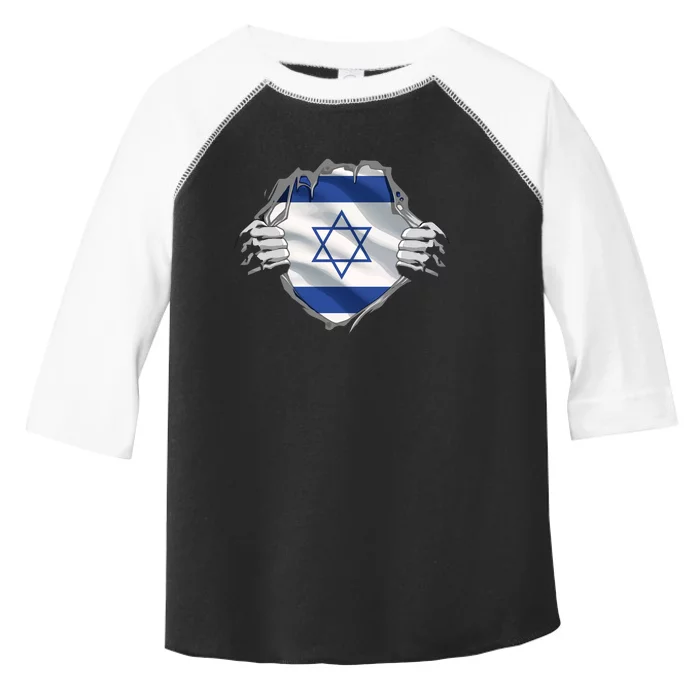 Israel Roots Flag Patriotic Israeli Heritage Patriot Day Toddler Fine Jersey T-Shirt