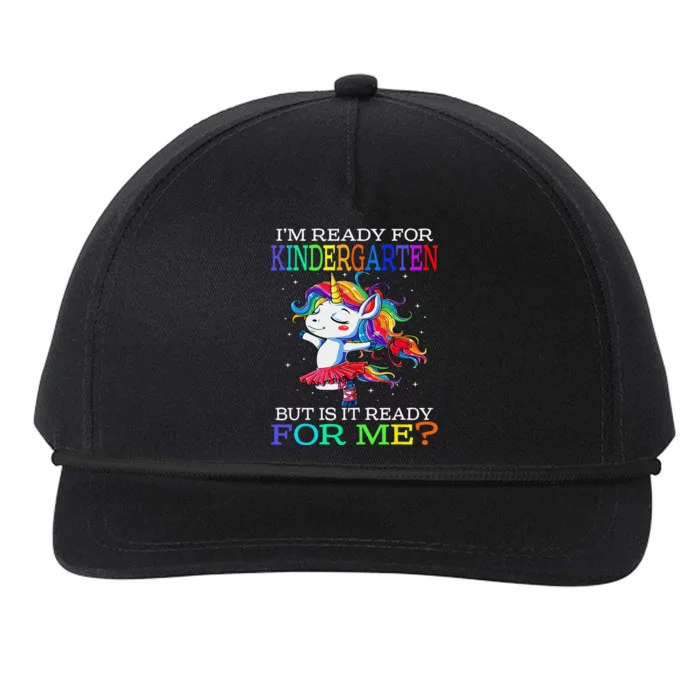 Im Ready For Kindergarten Unicorn Snapback Five-Panel Rope Hat