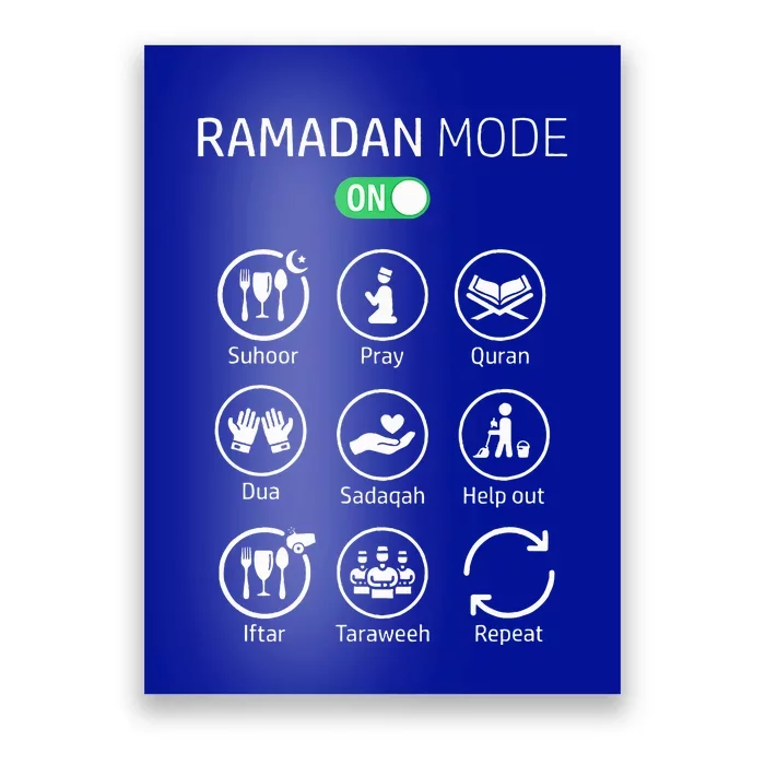 Islamic Ramadan Fasting Mode On Poster