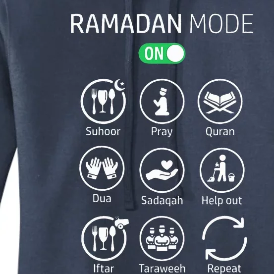 Islamic Ramadan Fasting Mode On Women's Pullover Hoodie