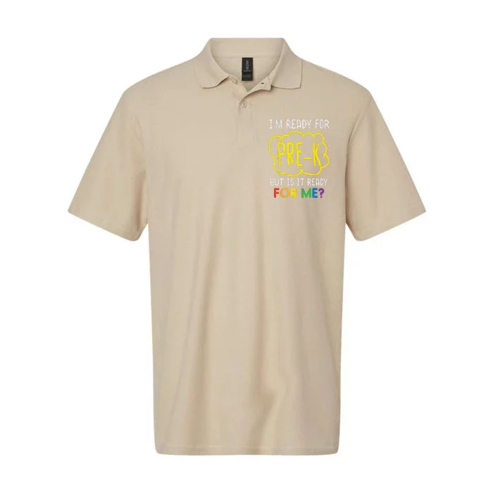 Im Ready For PreK Funny Prek First Day Of School Softstyle Adult Sport Polo