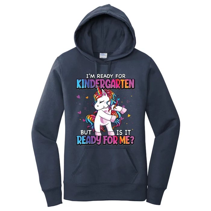 Im Ready For Kindergarten Back To School Kindergarten Girl Women's Pullover Hoodie