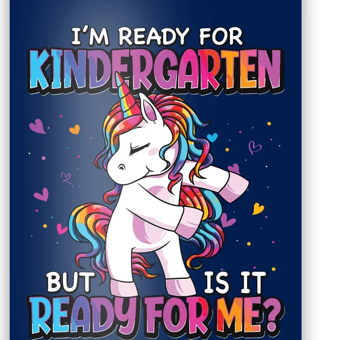 Im Ready For Kindergarten Back To School Kindergarten Girl Poster